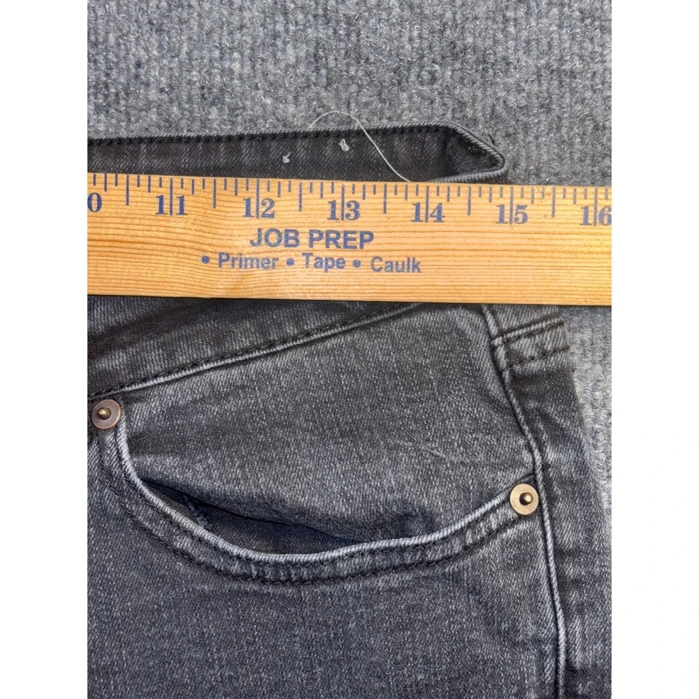 FOREVER 21 Skinny Jeans Mens 30/30 Black Denim Slim Fit Mid Rise Comfort Stretch